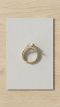 The Aurora Twist Oval Royale engagement ring