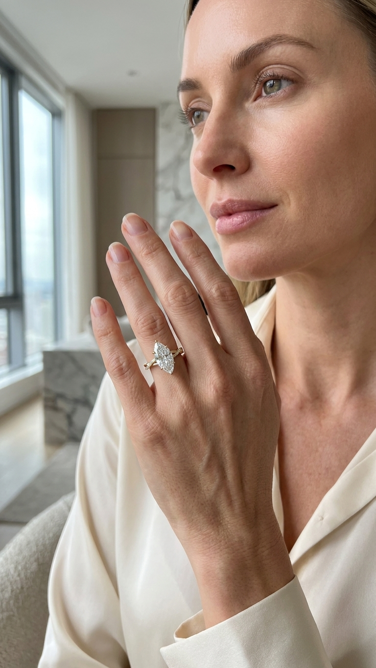 The Isabelle engagement ring lifestyle