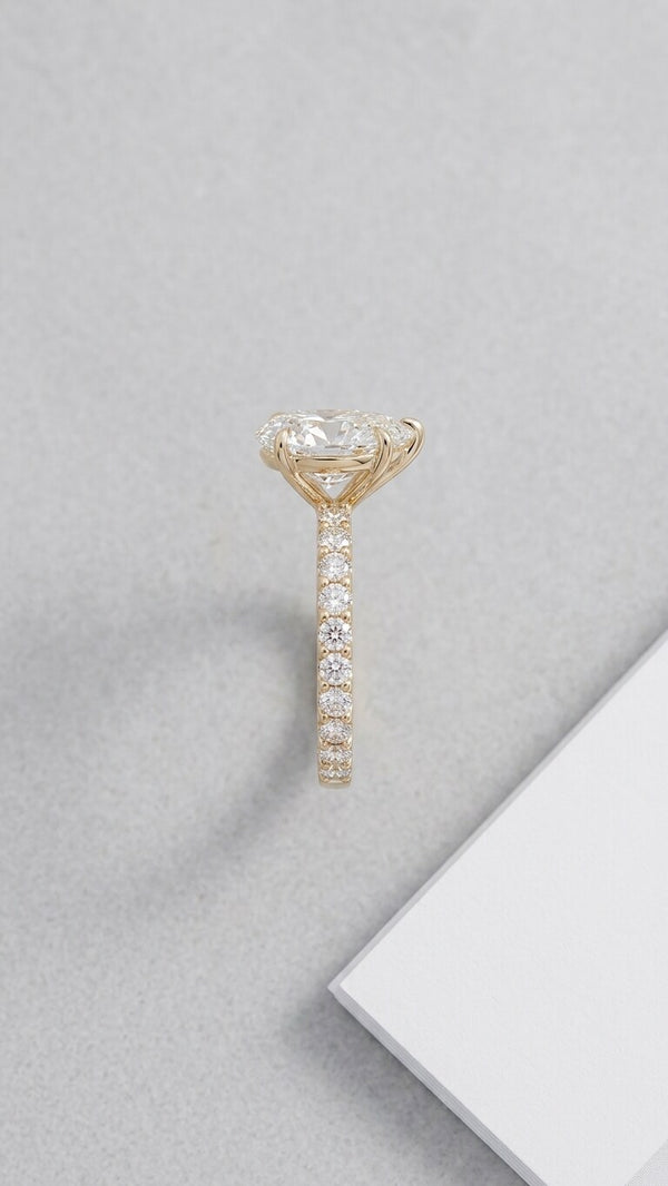 The Aria Pear Hidden Halo Royale