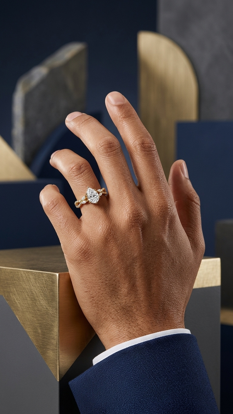 The Valentina engagement ring lifestyle